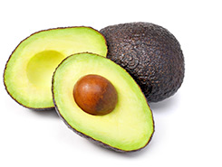 avocado and a sliced avocado